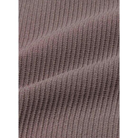 BABATON Aritzia Sculpt Knit Ribbed Mini Skirt Sz XS Deep Taupe - Picture 3 of 8